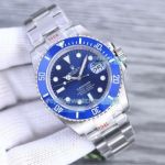High Replica Rolex Submariner  Watch Blue Face Stainless Steel strap Blue Ceramic Bezel  41mm